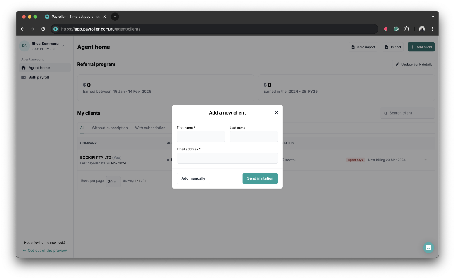 Quick Overview - Adding clients as agents - 25