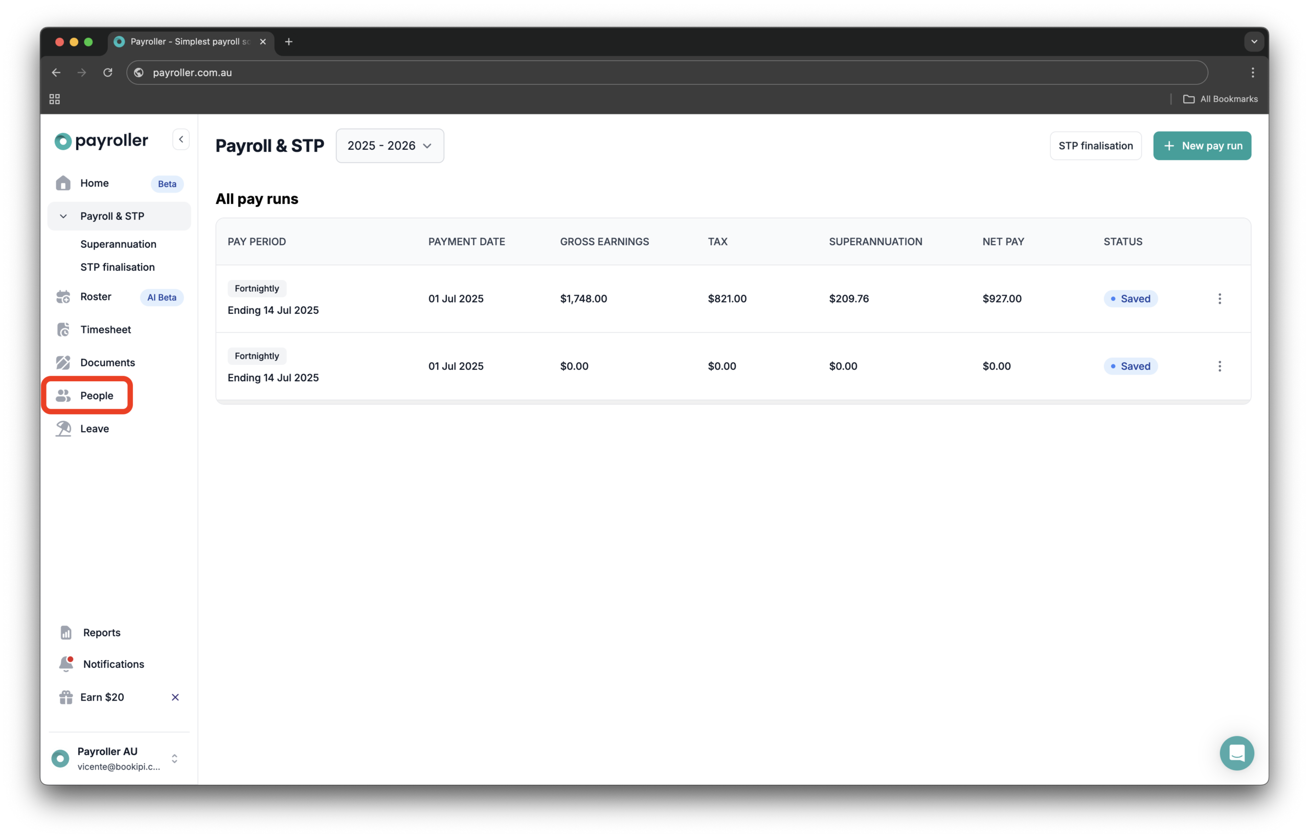 Setting up your employees - Editing employee details - 1