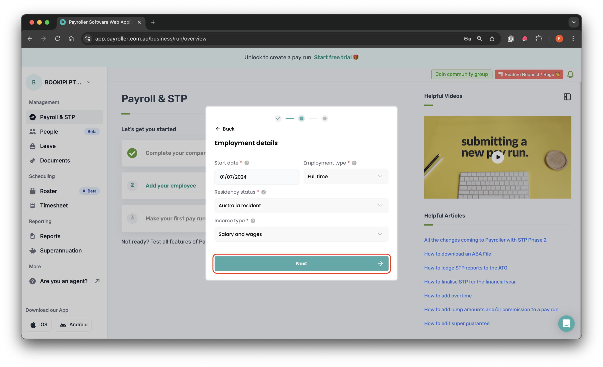 Quick Overview - Adding Employees - 3