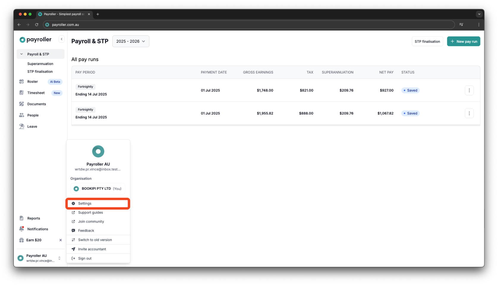 Quick Overview - Enabling and submitting STP - 9