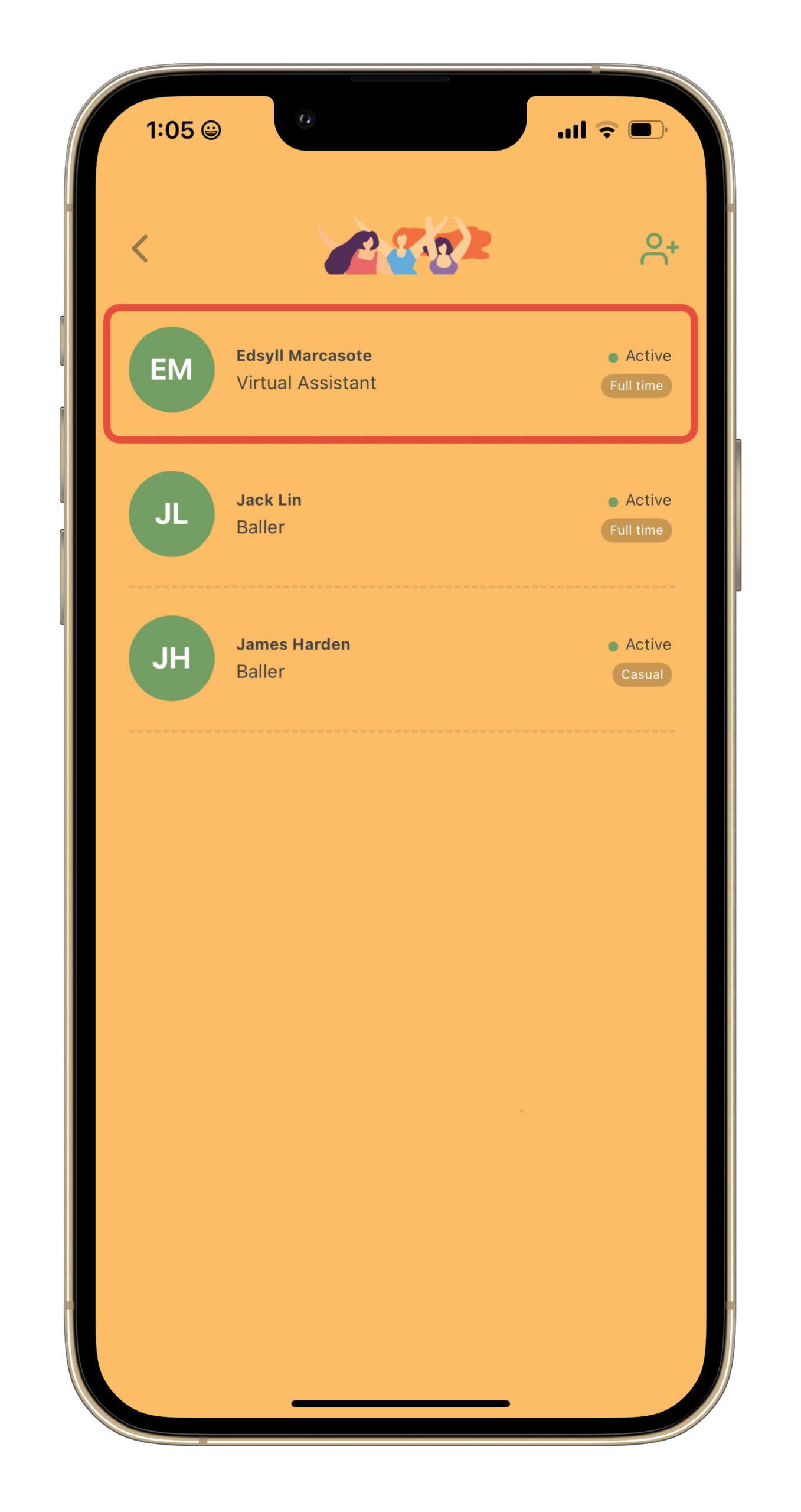 Payroller Mobile App - How to edit the Super contribution rate on the employee card using the Payroller Mobile App - 2