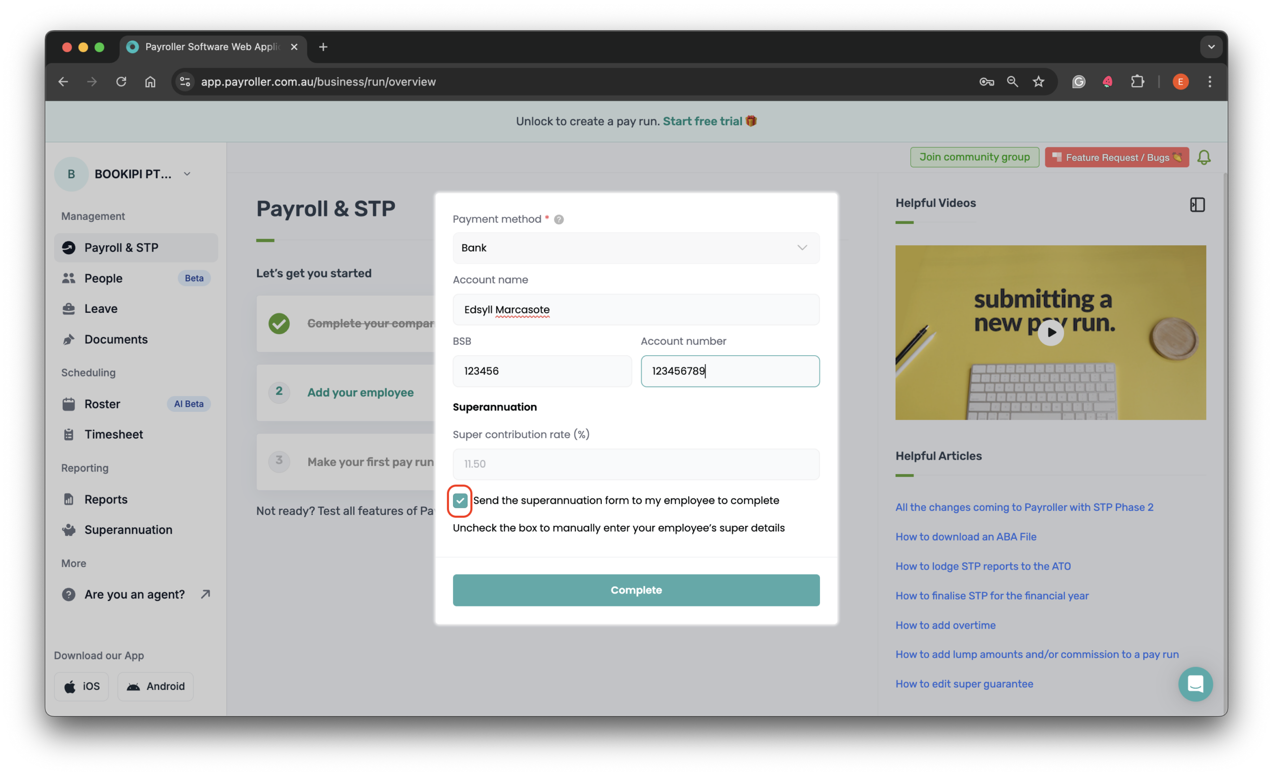 Quick Overview - Adding Employees - 15