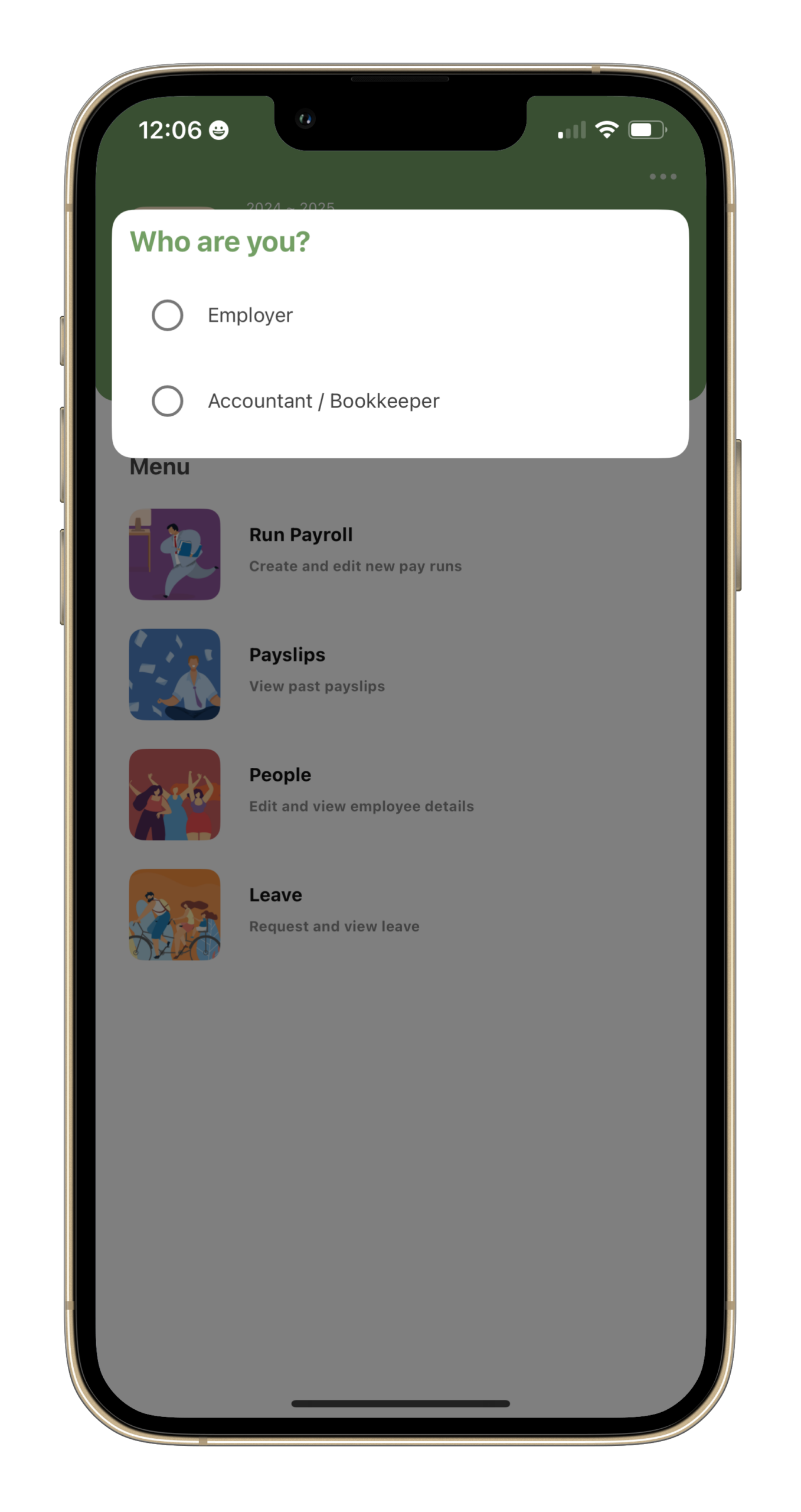 Payroller Mobile App - How to create an account on the Payroller mobile app - 6
