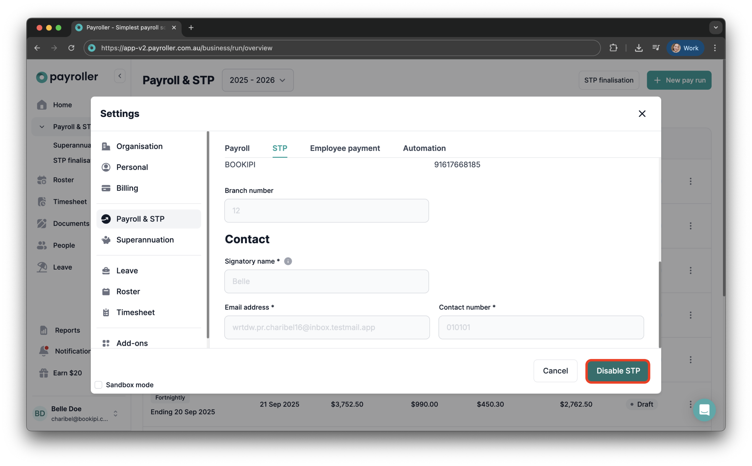 Uncategorized - Fixing the ‘Phone number is required’ Error When Submitting an STP - 6