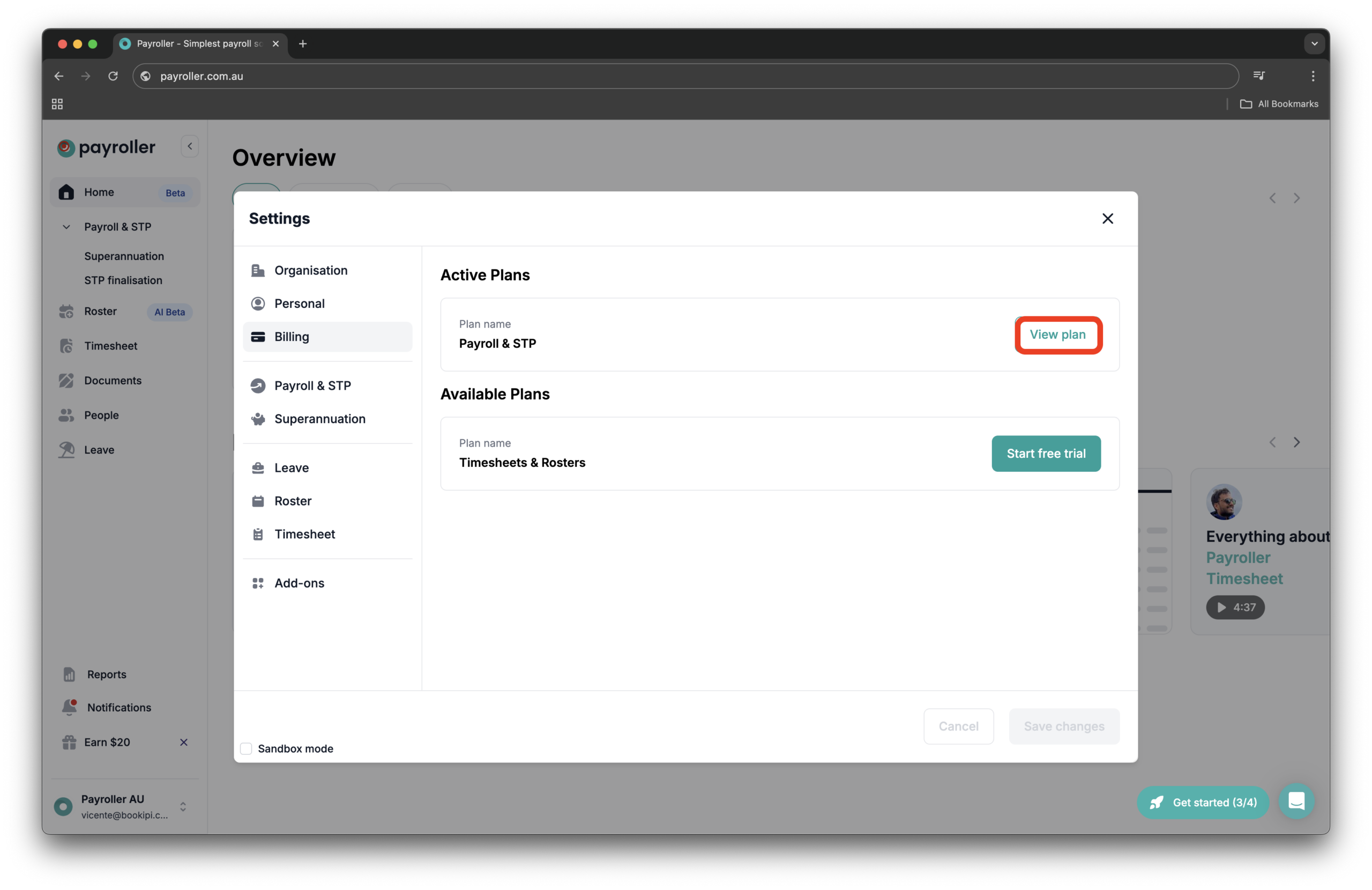 Payroller Employer Subscriptions - Updating your card details for your subscription - 4