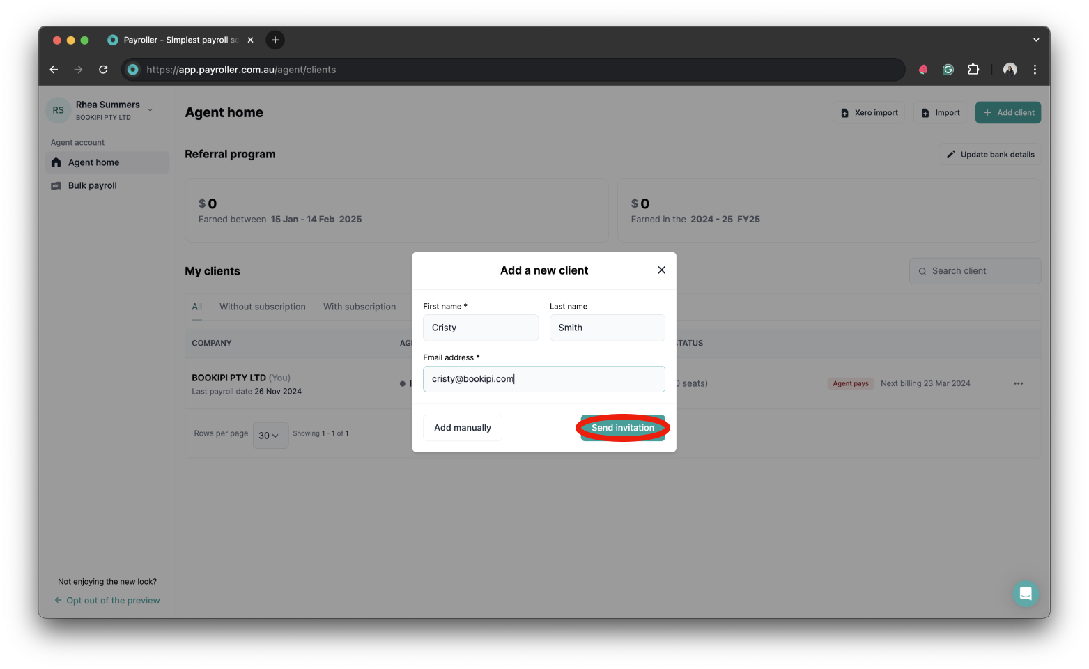 Quick Overview - Adding clients as agents - 26