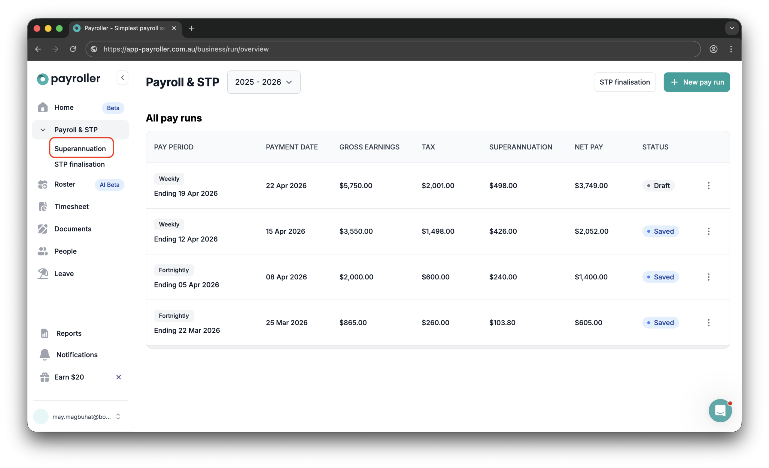 Superannuation Resources - How to move a super batch from the "Ignored" tab to the "Ready to submit" tab. - 1