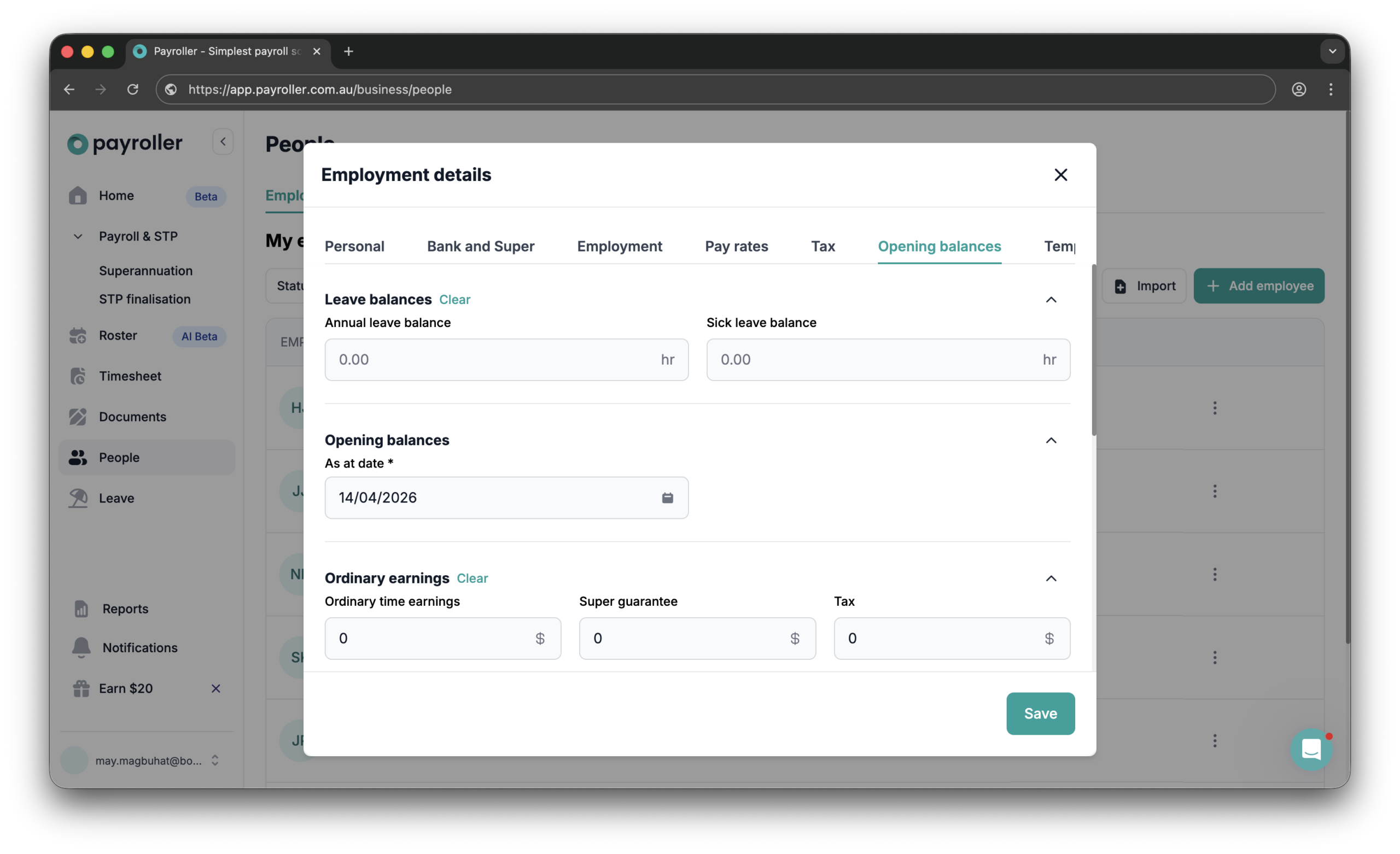 Quick Overview - Changing from another payroll software (Xero, MYOB, Reckon) - 4