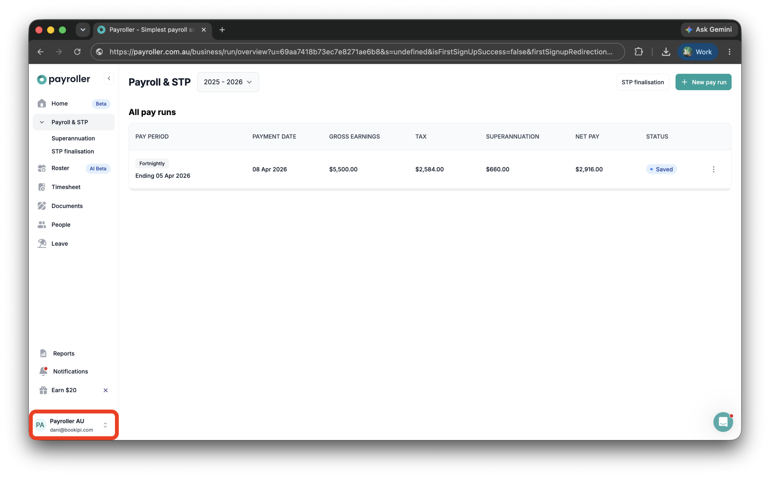 Payroller Employer Subscriptions - Giving access to your agent to update your subscription - 1