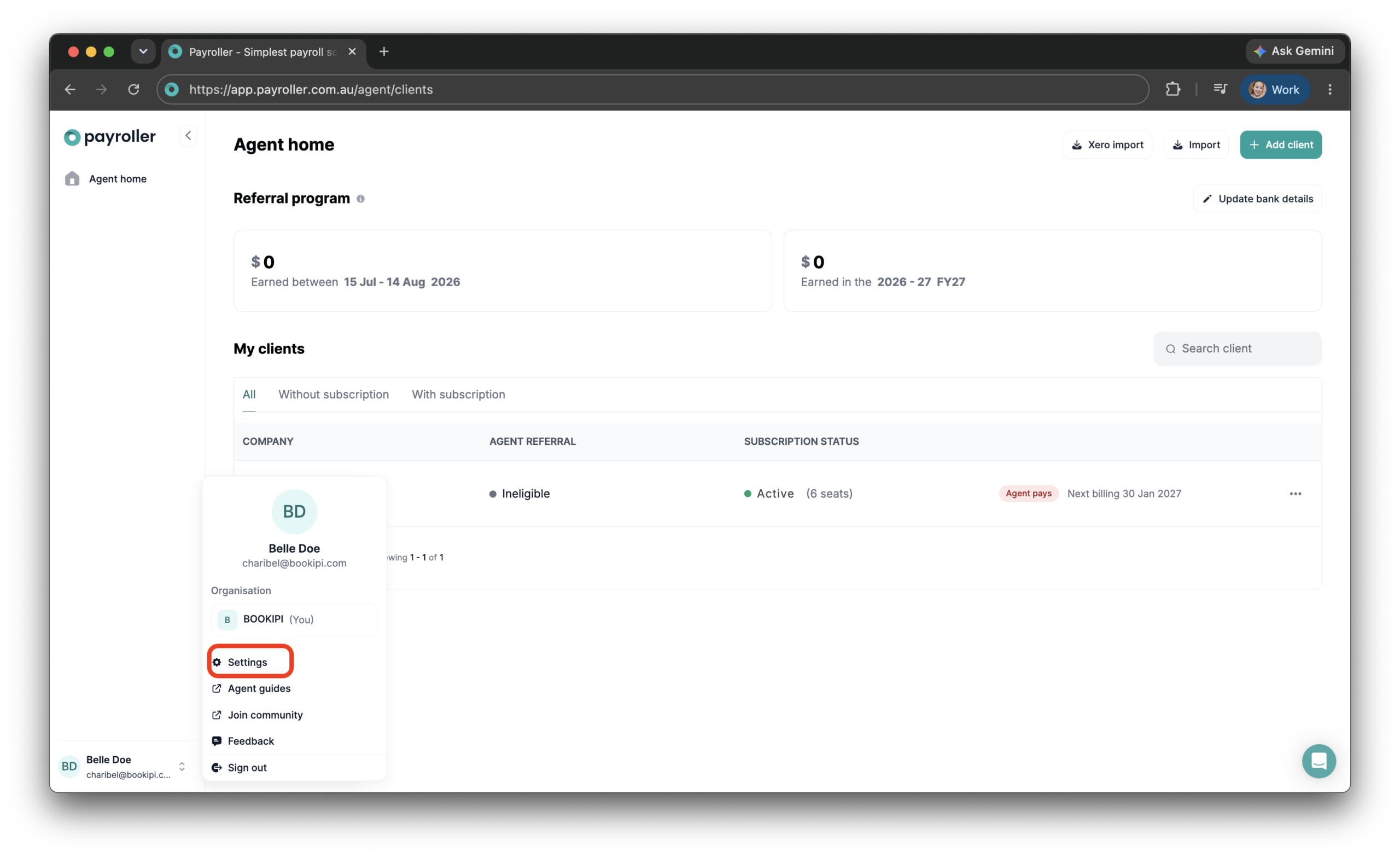 Agent Account - Adding team members - 13