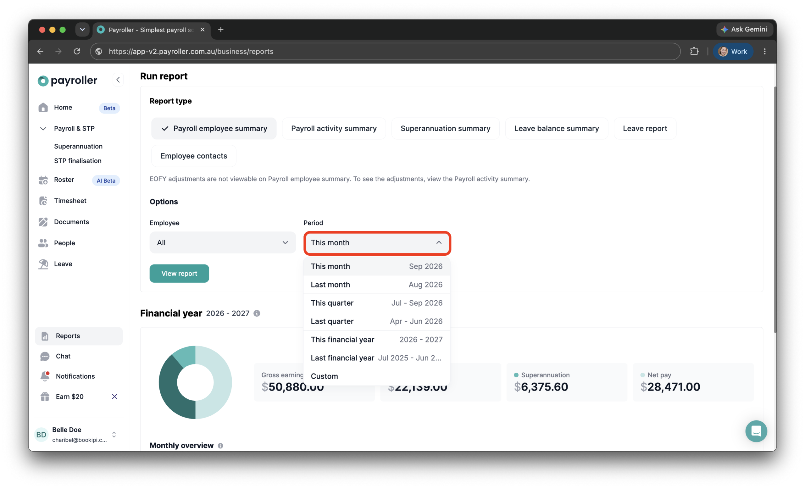 Report - How to download a report - 4