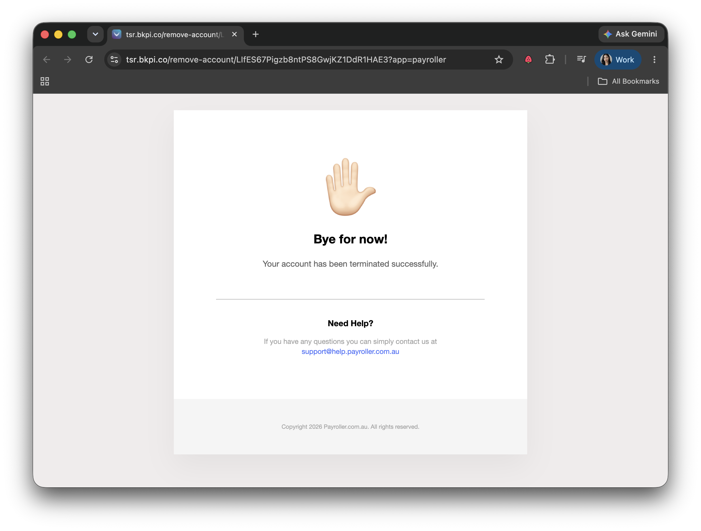 Payroller functions - How to Delete Your Payroller Account - 8