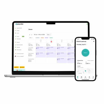 [Payroller] Roster - Laptop + iPhone