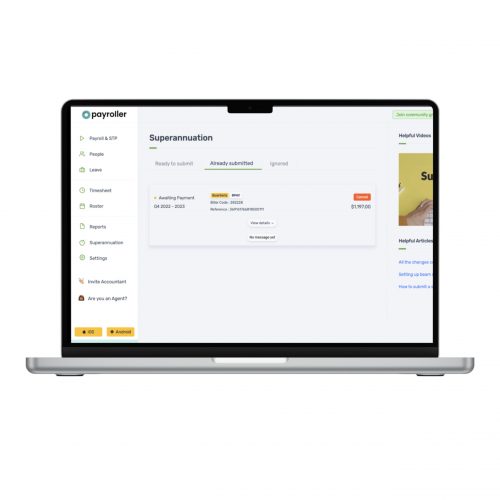 Superannuation on Payroller